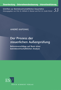 Der Prozess der steuerlichen Außenprüfung von Kaponig,  André