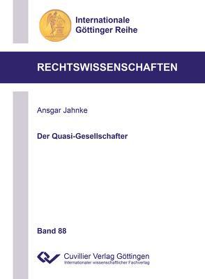 Der Quasi-Gesellschafter von Jahnke,  Ansgar