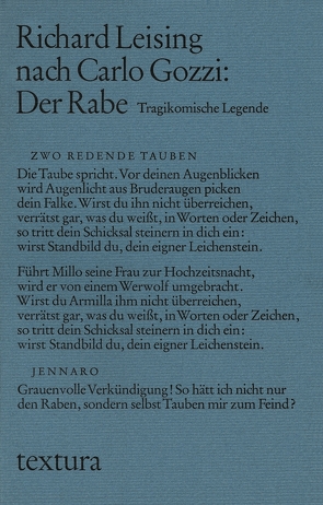 Der Rabe von Gozzi,  Carlo, Leising,  Richard, Renne,  Berndt, Wachinger,  Kristian