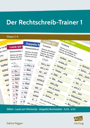 Der Rechtschreib-Trainer 1 von Paggen,  Sabine