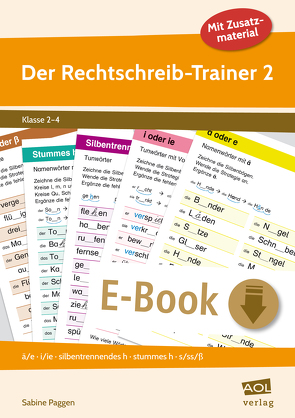 Der Rechtschreib-Trainer 2 von Paggen,  Sabine