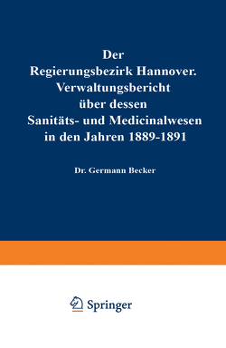 Der Regierungsbezirk Hannover von Becker,  Hermann