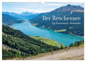 Der Reschensee – ein Panormanen-Abenteuer (Wandkalender 2024 DIN A3 quer), CALVENDO Monatskalender von Hermann,  Bernd