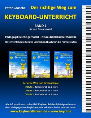 Der richtige Weg zum Keyboard-Unterricht – Band 1 von Grosche,  Peter