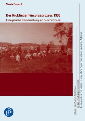 Der Ricklinger Fürsorgeprozess 1930 von Banach,  Sarah