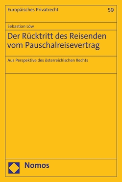 Der Rücktritt des Reisenden vom Pauschalreisevertrag von Löw,  Sebastian