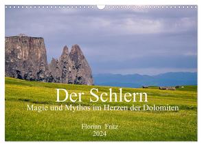 Der Schlern – Magie und Mythos im Herzen der Dolomiten (Wandkalender 2024 DIN A3 quer), CALVENDO Monatskalender von Fritz,  Florian