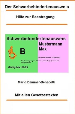 Der Schwerbehindertenausweis von Demmer-Benedetti,  Mario