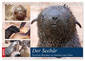 Der Seebär 2024 (Tischkalender 2024 DIN A5 quer), CALVENDO Monatskalender von Woyke,  Wibke