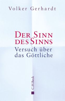 Der Sinn des Sinns von Gerhardt,  Volker