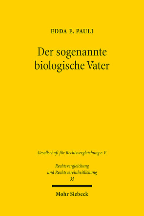 Der sogenannte biologische Vater von Pauli,  Edda E.