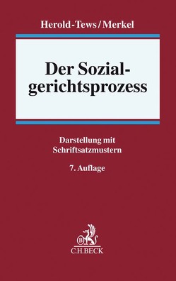 Der Sozialgerichtsprozess von Herold-Tews,  Heike, Merkel,  Günter, Niesel,  Klaus