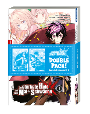 Der stärkste Held mit dem Mal der Schwäche Double Pack 01 & 02 von Friendly Land, Kazabana,  Huuka, Shinkoshoto, Umino,  Nana