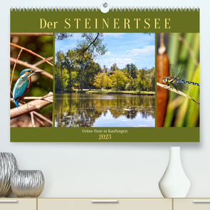 Der Steinertsee (Premium, hochwertiger DIN A2 Wandkalender 2023, Kunstdruck in Hochglanz) von Löwer,  Sabine