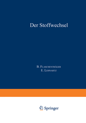 Der Stoffwechsel von Berendt,  H.W.