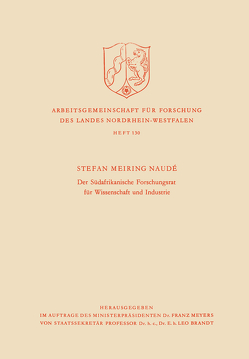 Der Südafrikanische Forschungsrat für Wissenschaft und Industrie von Naudé,  Stefan Meiring