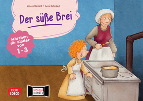 Der süße Brei. Kamishibai Bildkartenset von Bohnstedt,  Antje, Grimm Brüder, Klement,  Simone