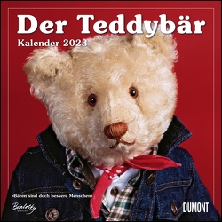 Der Teddybär 2023 – Broschürenkalender – Wandkalender – Format 30 x 30 cm