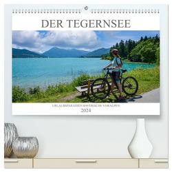 Der Tegernsee – Urlaubsparadies Bayerische Voralpen (hochwertiger Premium Wandkalender 2024 DIN A2 quer), Kunstdruck in Hochglanz von Meutzner,  Dirk