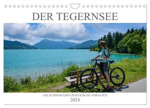 Der Tegernsee – Urlaubsparadies Bayerische Voralpen (Wandkalender 2024 DIN A4 quer), CALVENDO Monatskalender von Meutzner,  Dirk