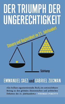 Der Triumph der Ungerechtigkeit von Lachmann,  Frank, Saez,  Emmanuel, Zucman,  Gabriel