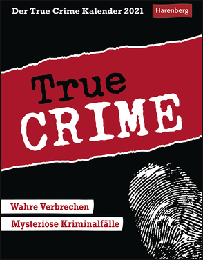 Der True Crime Kalender Kalender 2021 von Harenberg, Job,  Bertram