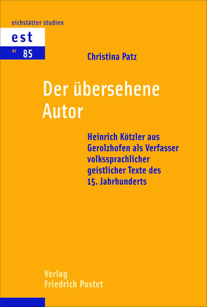 Der übersehene Autor von Patz,  Christina