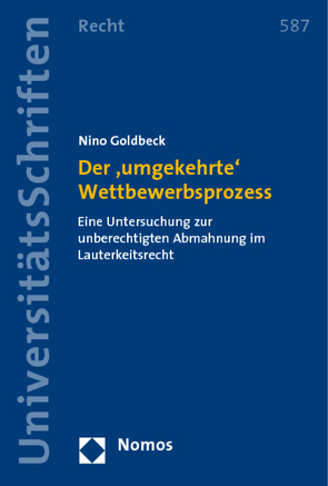 Der ,umgekehrte‘ Wettbewerbsprozess von Goldbeck,  Nino