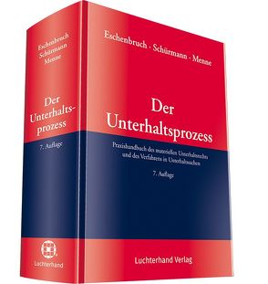 Der Unterhaltsprozess von Eschenbruch,  Klaus, Menne,  Martin, Schürmann,  Heinrich