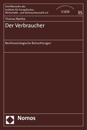 Der Verbraucher von Roethe,  Thomas