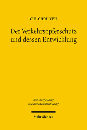 Der Verkehrsopferschutz und dessen Entwicklung von Yeh,  Chi-Chou
