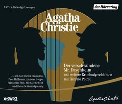 Der verschwundene Mr. Davenheim und weitere Kriminalgeschichten mit Hercule Poirot von Brambach,  Martin, Christie,  Agatha, Hoffmann,  Paul, Hoppe,  Andreas, Meinert,  Maria, Oes,  Adi, Schenk,  Michael, Schimmelpfennig,  Heinz, Stedman,  Ralph von, Walter,  Edith, Wurzian,  Elleonore von