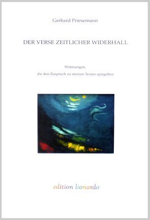 DER VERSE ZEITLICHER WIDERHALL von Priesemann,  Gerhard