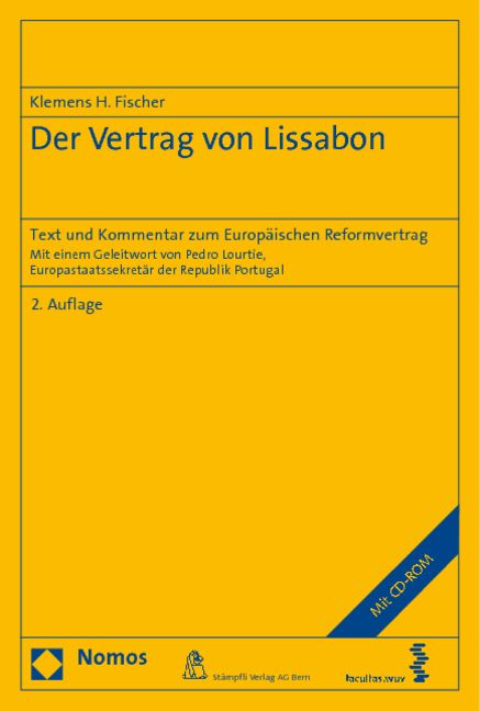 Der Vertrag Von Lissabon Von Fischer Klemens H Text Und Kommentar Zu