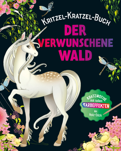 Der verwunschene Wald – Kritzel-Kratzel-Buch. Mit Bambus-Stick