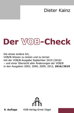 Der VOB-Check von Kainz,  Dieter