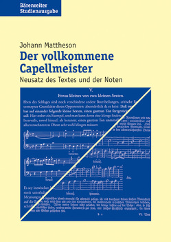 Der vollkommene Capellmeister von Mattheson,  Johann, Ramm,  Friederike