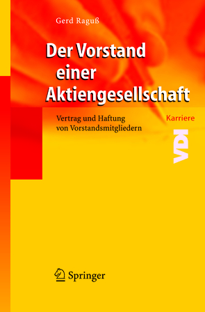 Der Vorstand einer Aktiengesellschaft von Raguß,  Gerd