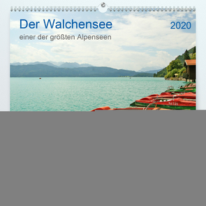 Der Walchensee – einer der größten Alpenseen (Premium, hochwertiger DIN A2 Wandkalender 2020, Kunstdruck in Hochglanz) von Hahn,  Joachim