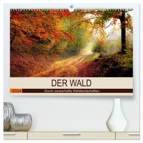 Der Wald. Durch zauberhafte Waldlandschaften (hochwertiger Premium Wandkalender 2024 DIN A2 quer), Kunstdruck in Hochglanz von Hurley,  Rose