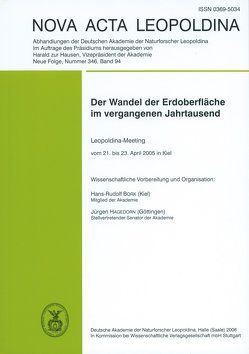 Der Wandel der Erdoberfläche im vergangenen Jahrtausend von Bork,  Hans-Rudolf, Hagedorn,  Jürgen