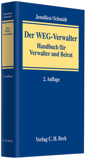 Der WEG-Verwalter von Jennißen,  Georg, Schmidt,  Jan-Hendrik