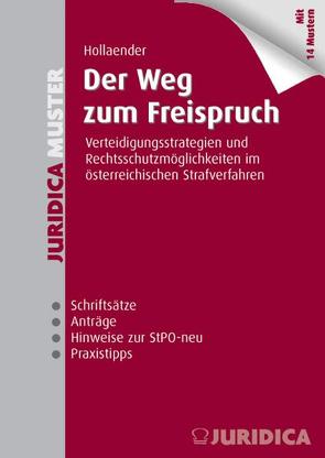 Der Weg zum Freispruch von Hollaender,  Adrian E