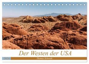 Der Westen der USA (Tischkalender 2024 DIN A5 quer), CALVENDO Monatskalender von Schwede,  Thomas