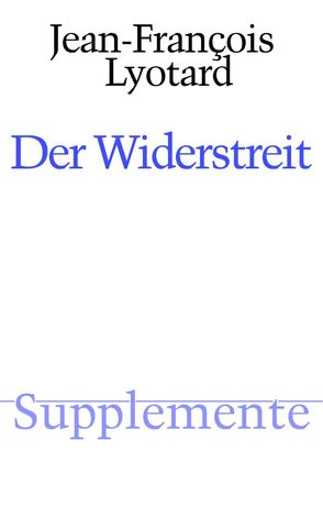 Der Widerstreit von Clausjürgens,  Reinhold, Lyotard,  Jean-François, Vogl,  Joseph