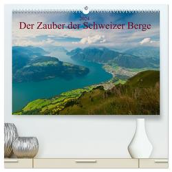 Der Zauber der Schweizer Berge (hochwertiger Premium Wandkalender 2024 DIN A2 quer), Kunstdruck in Hochglanz von studio-fifty-five,  studio-fifty-five