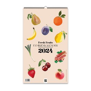 Design Familienkalender 2024 „Fresh Fruits“ von Garschhammer,  Anja