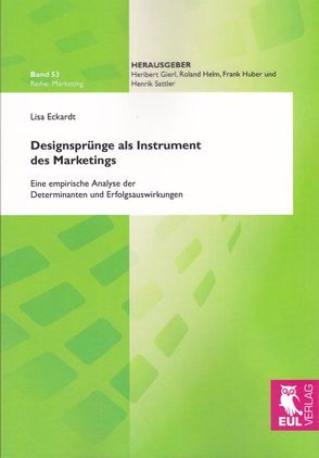 Designsprünge als Instrument des Marketings von Eckardt,  Lisa