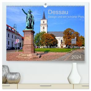 Dessau Design und ein schöner Park (hochwertiger Premium Wandkalender 2024 DIN A2 quer), Kunstdruck in Hochglanz von Selection,  Prime