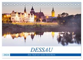 DESSAU – Eine Stadt mit vielen Gesichtern (Tischkalender 2024 DIN A5 quer), CALVENDO Monatskalender von boeTtchEr,  U